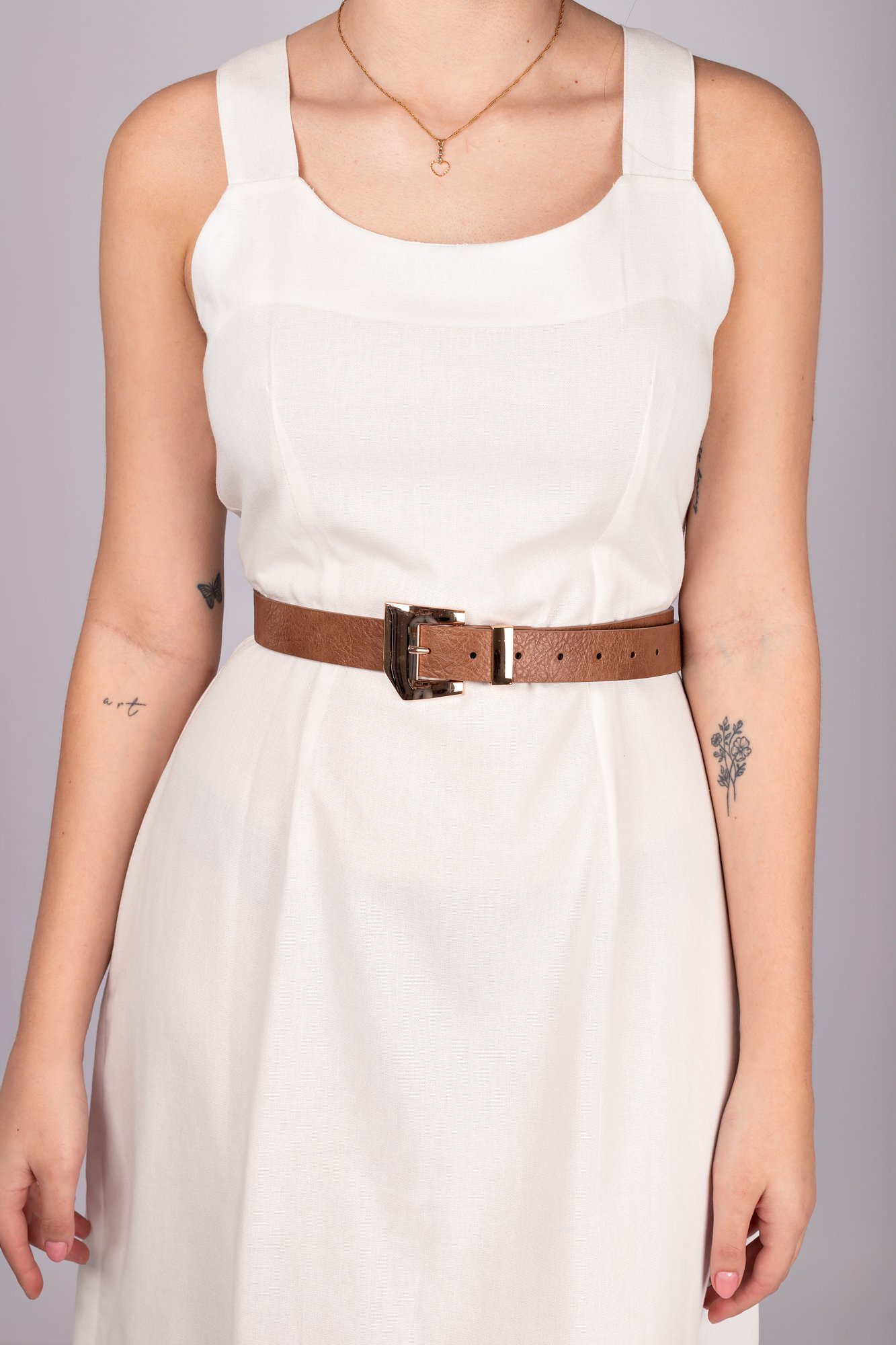 Cinto Adriana Fivela em Recorte Marrom 3