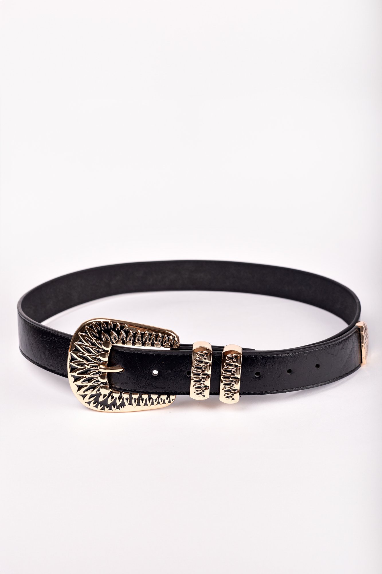 Cinto Elaine Fivela Texturizada