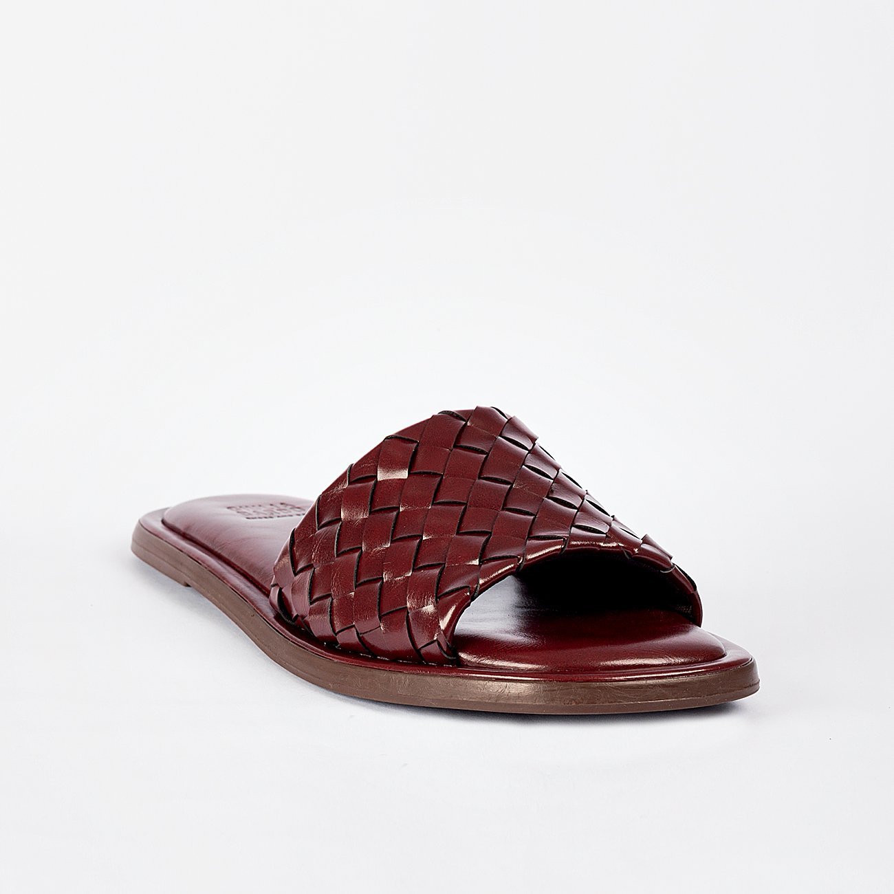 Rasteira Hyanca Trançada Marrom 2