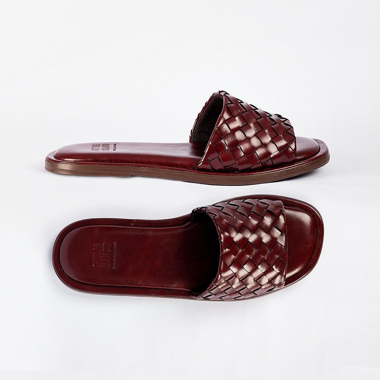 Rasteira Hyanca Trançada Marrom 5