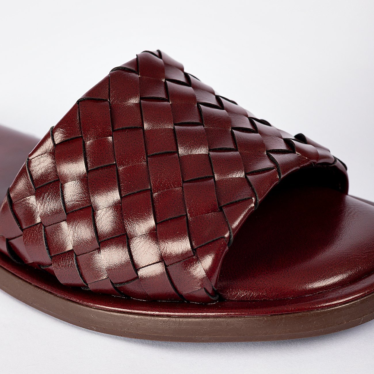 Rasteira Hyanca Trançada Marrom 6