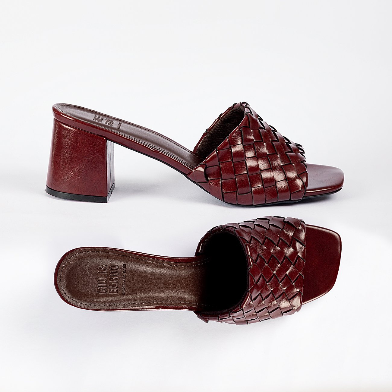 Tamanco Elle Trançado Marrom 5