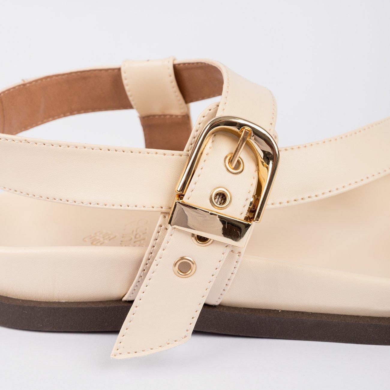 Sandália Papete Serena Branco 7