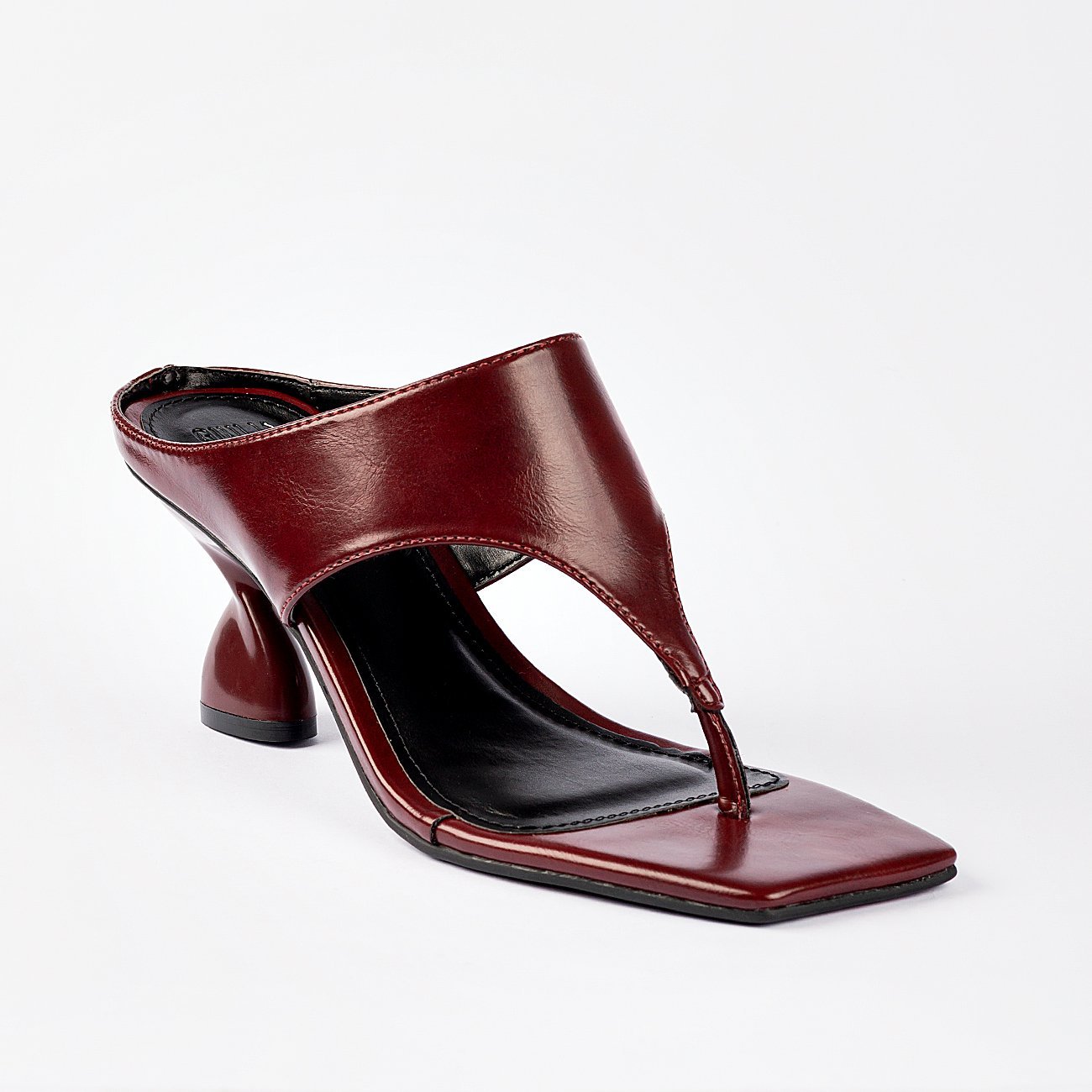 Sandália de Salto Mila Bordô 3