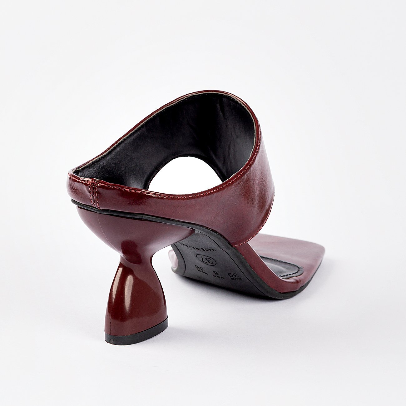 Sandália de Salto Mila Bordô 4