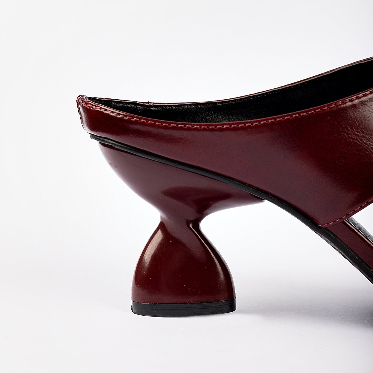 Sandália de Salto Mila Bordô 7