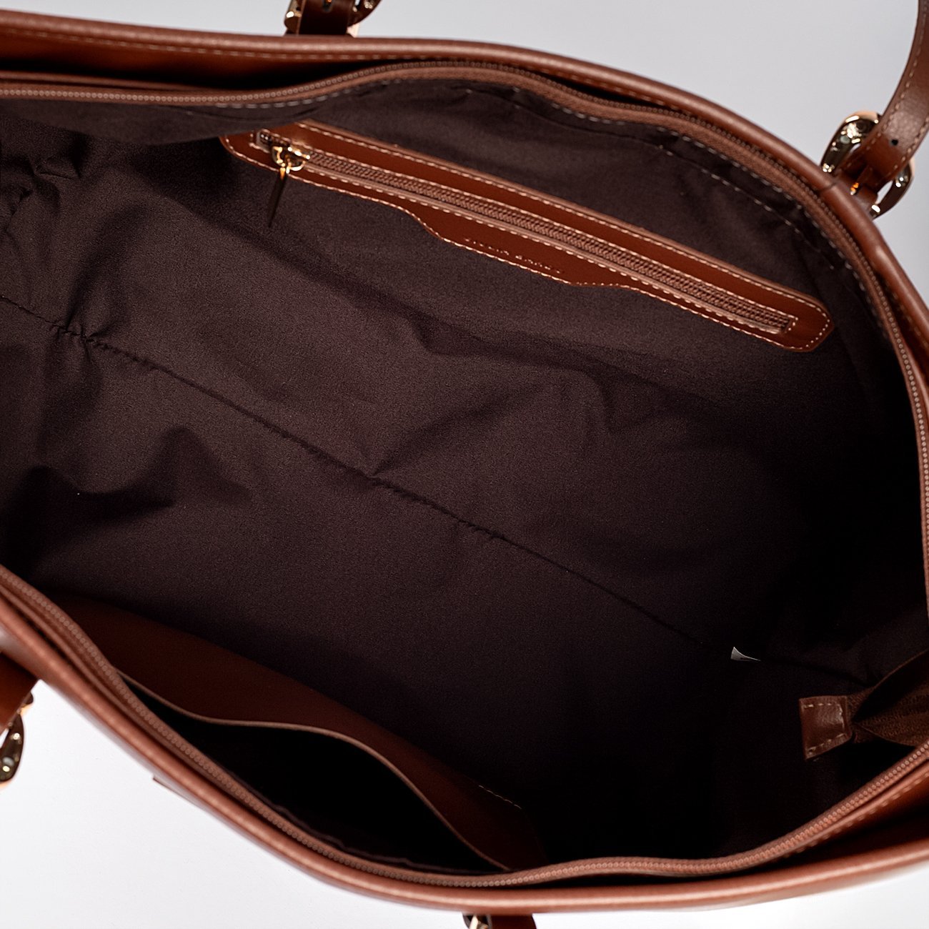 Bolsa Shopping Helena em P.U Marrom 3