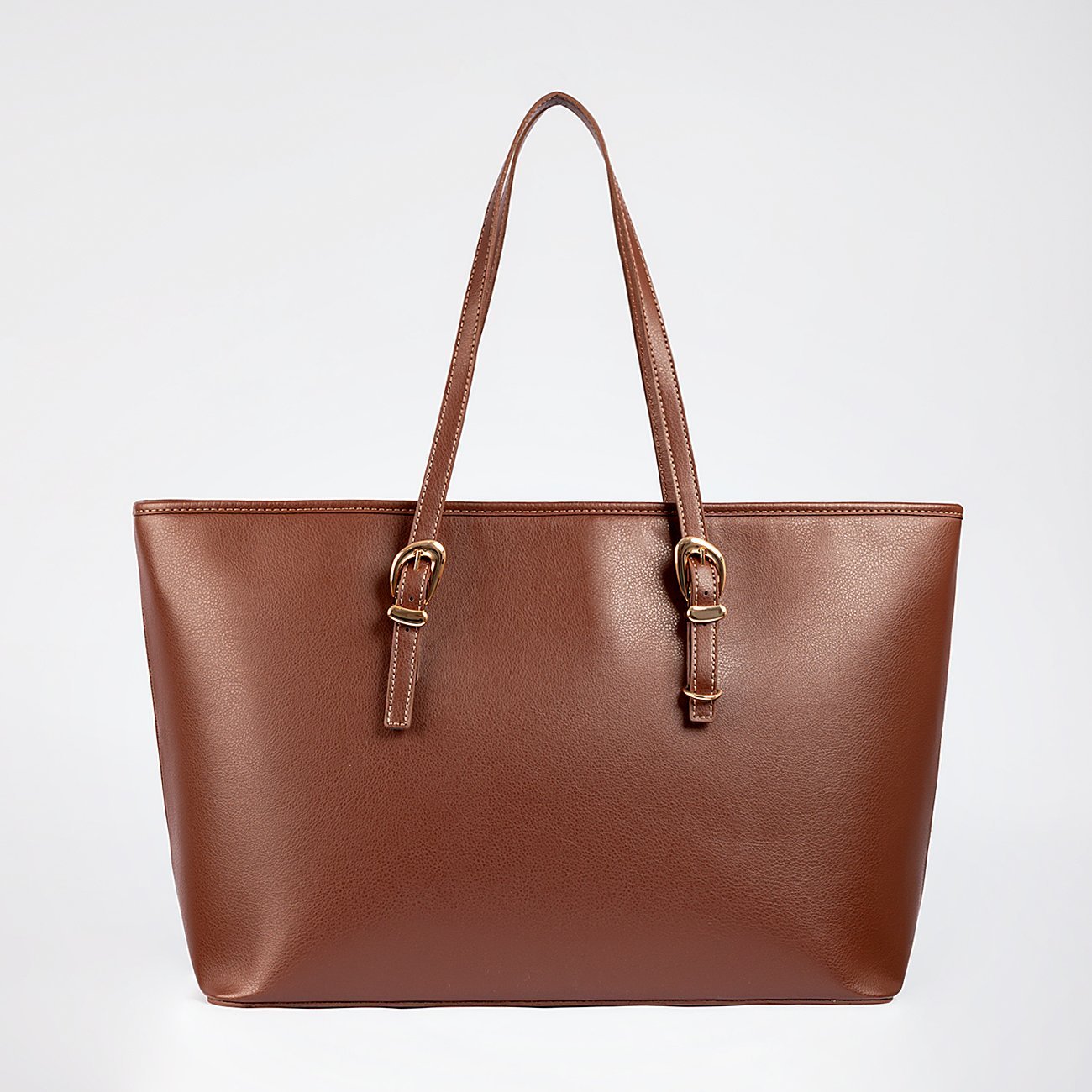 Bolsa Shopping Helena em P.U Marrom 5