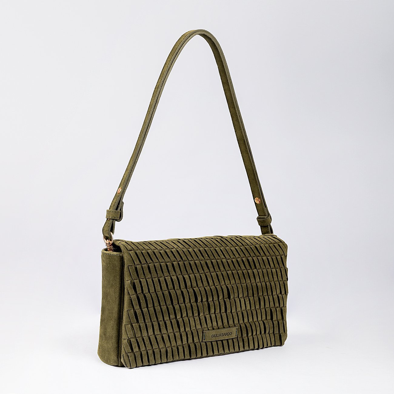 Bolsa Shoulder Bag Anne Trançada Verde 4