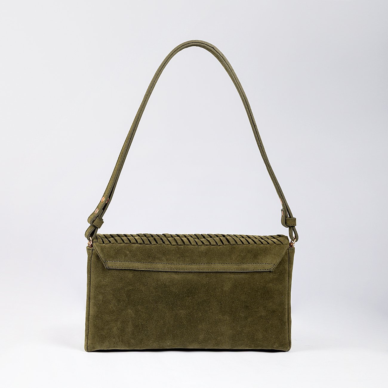 Bolsa Shoulder Bag Anne Trançada Verde 5