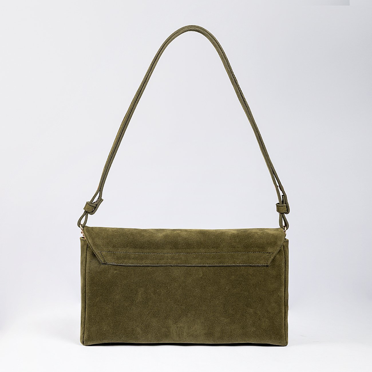 Bolsa Shoulder Bag Mavie em Camurça Verde 5
