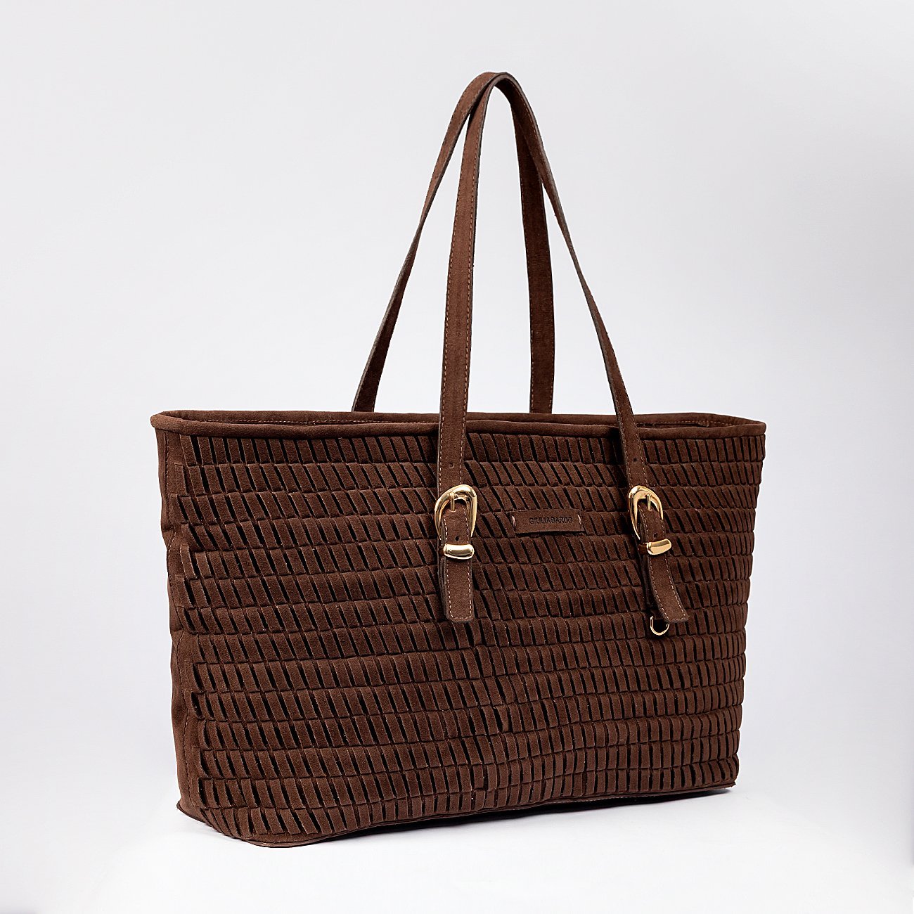 Bolsa Shopping Bia Trançada Grande Marrom 4