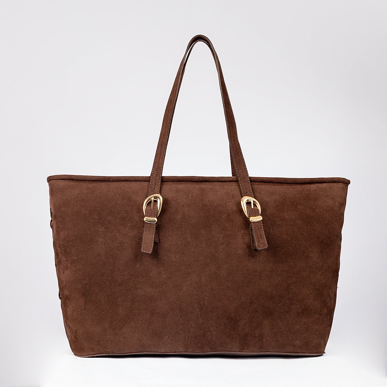 Bolsa Shopping Bia Trançada Grande Marrom 5