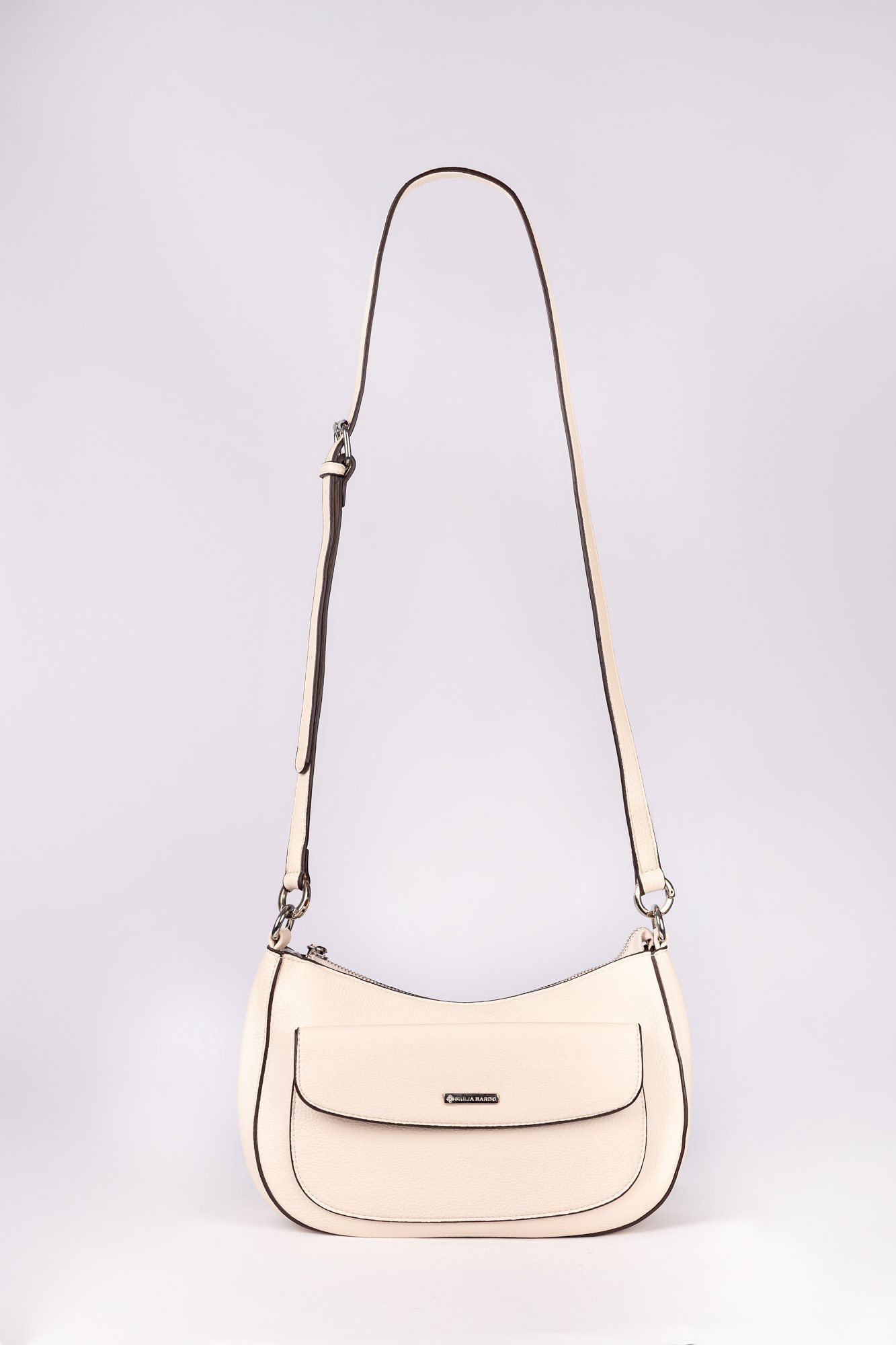 Bolsa Tiracolo Antonella em PU Branco 7