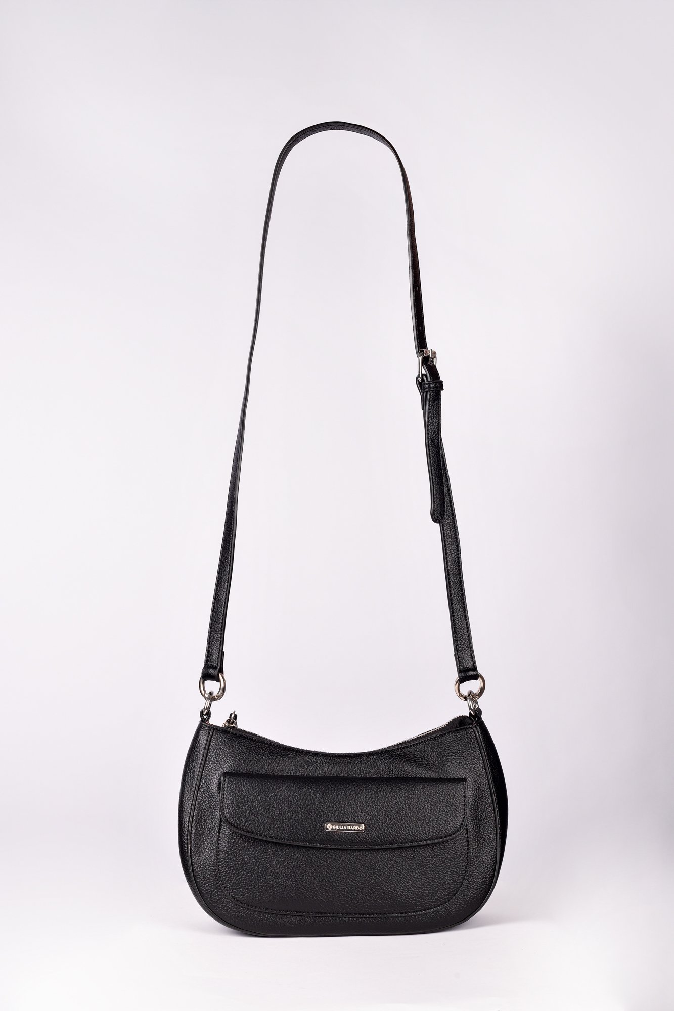 Bolsa Tiracolo Antonella em PU Preto 4