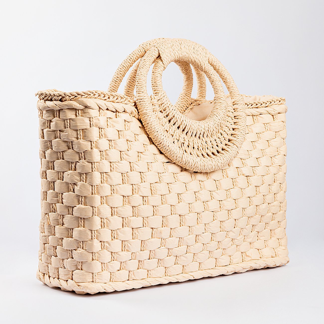 Bolsa Shopping Vera Bege 3