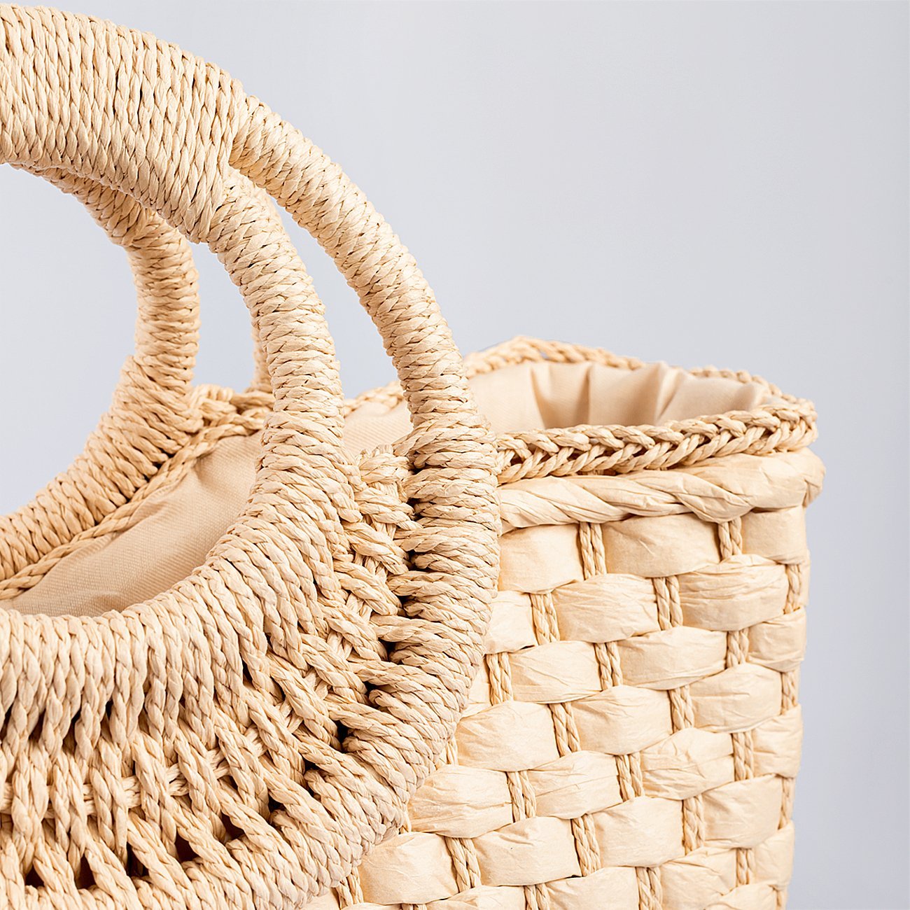 Bolsa Shopping Vera Bege 4