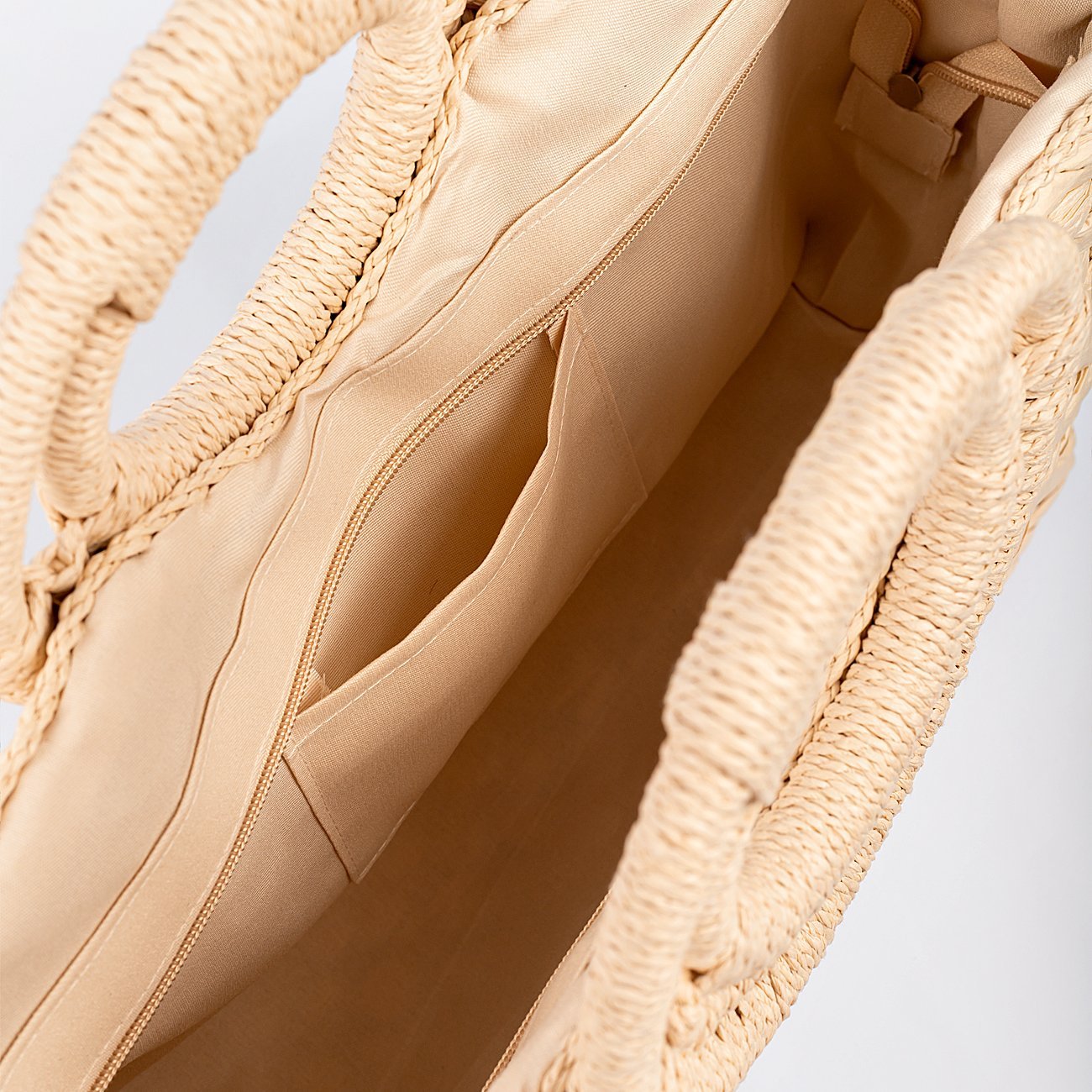 Bolsa Shopping Vera Bege 5