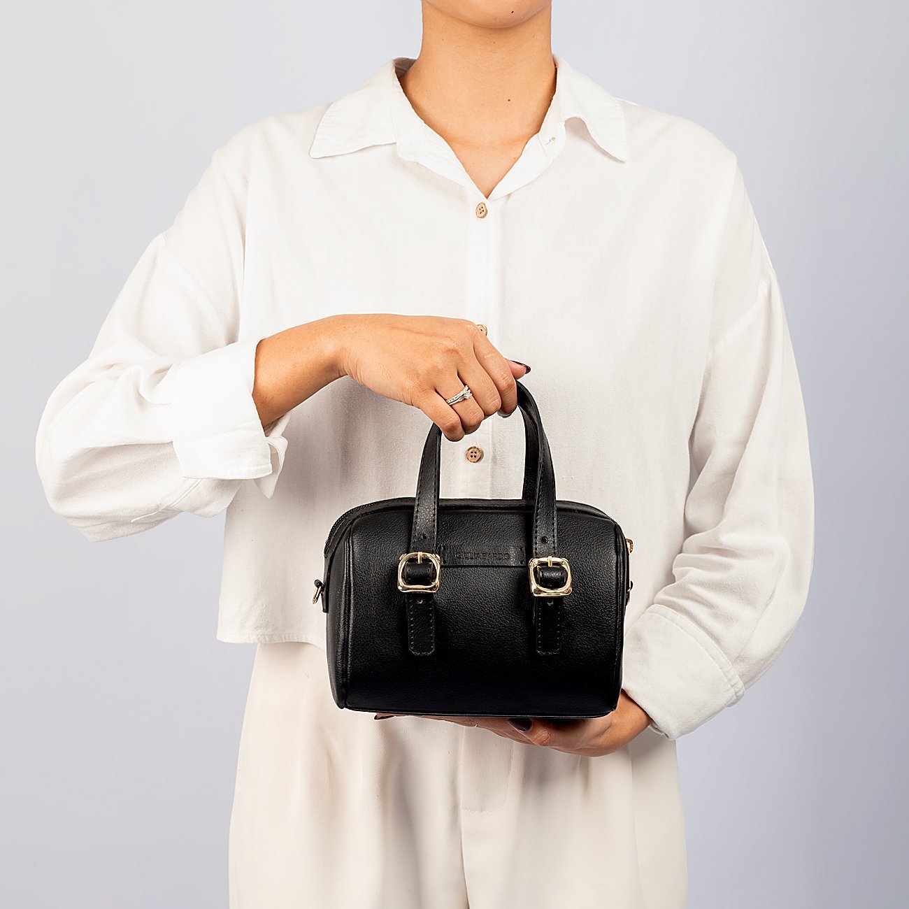 Bolsa Satchel Jade Preto 2