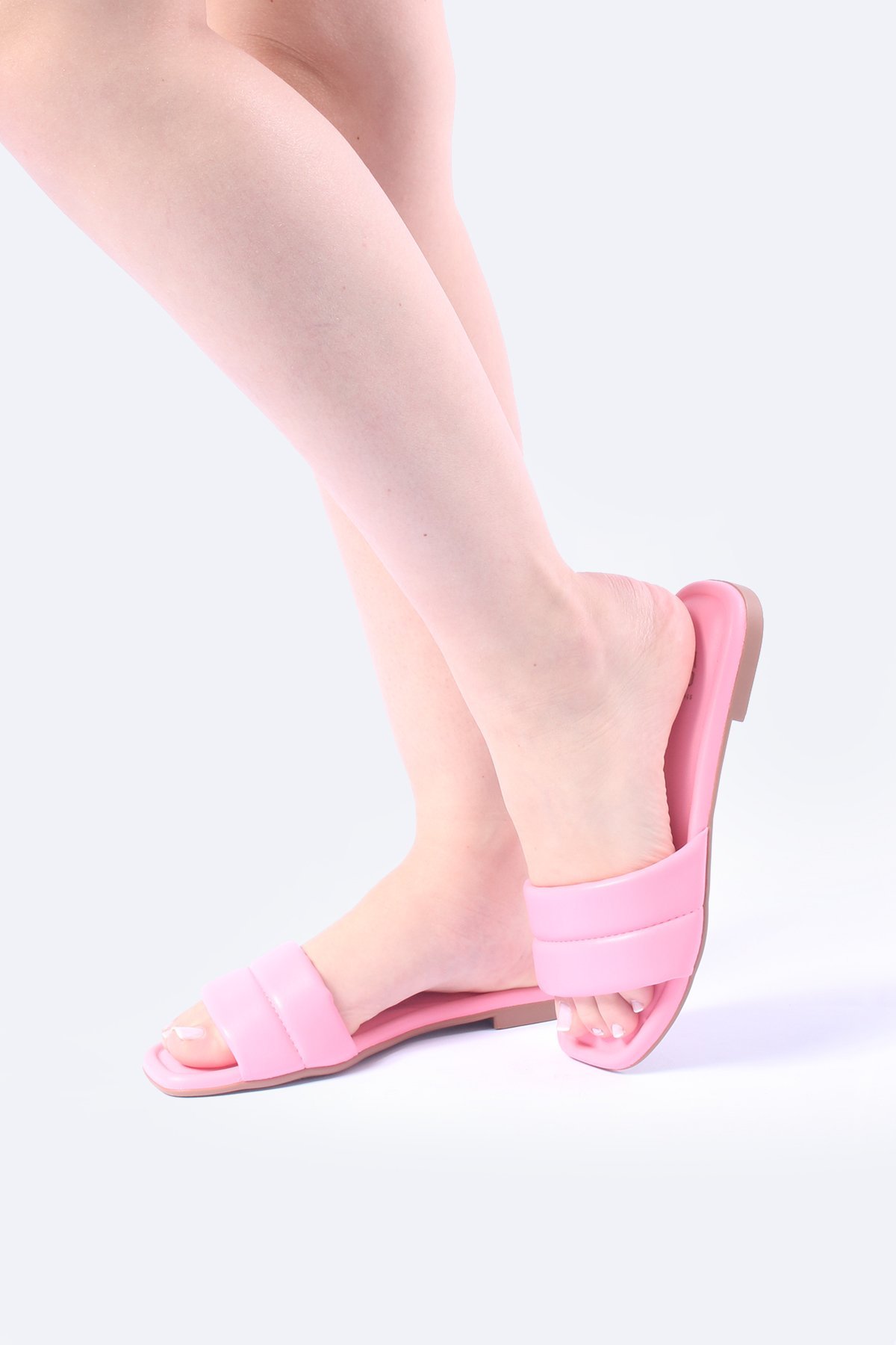 Sandália Rasteira Comfort Rosa 6