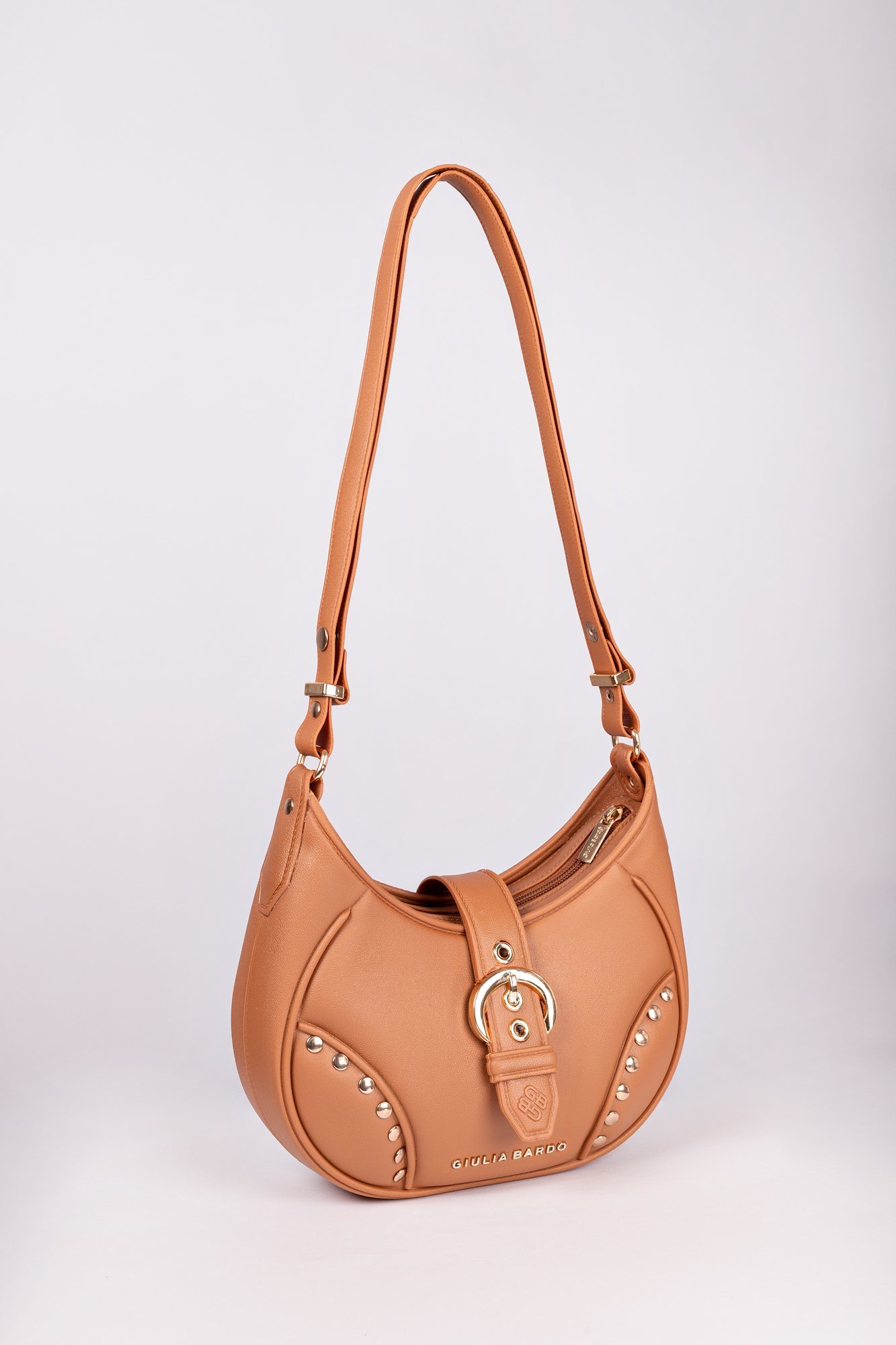 Bolsa Hobo New Nathi em PVC Full Comfort Marrom 4