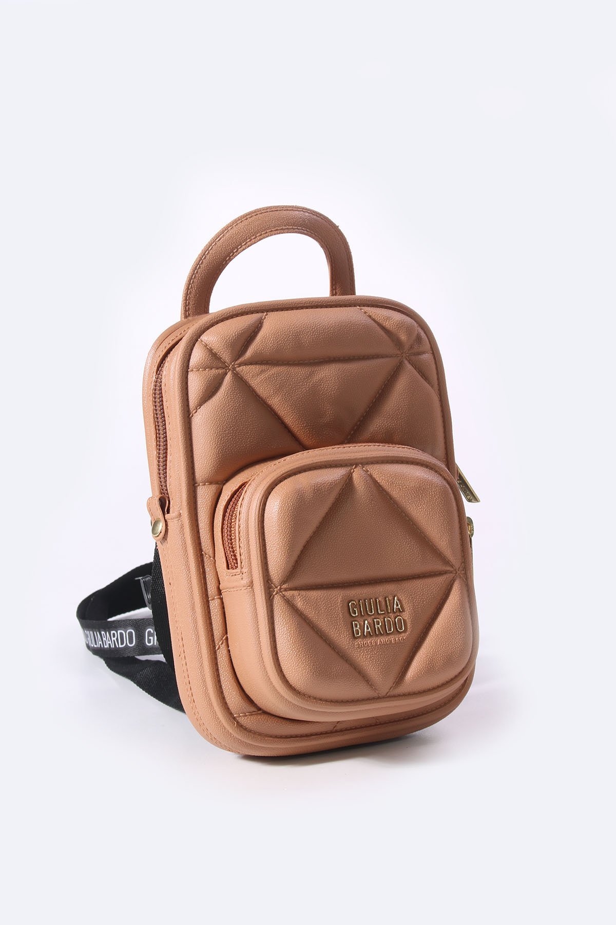 Mini Mochila Carol Bege 2