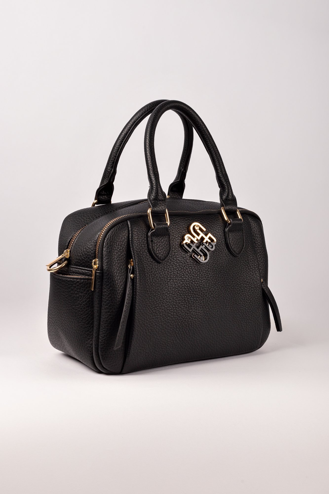 Bolsa Tote Joli em PU Preto 4