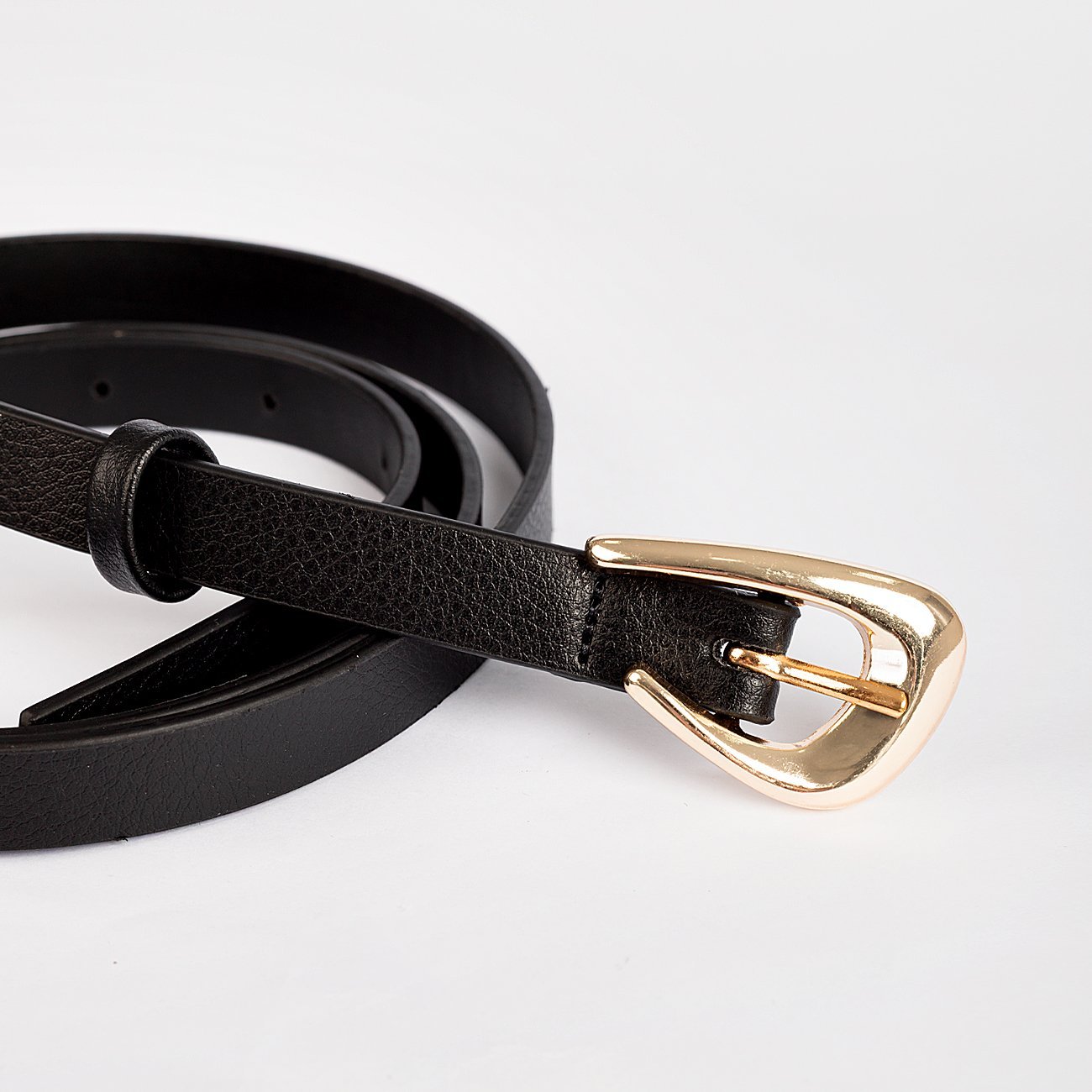 Cinto Naomi Fivela Dourada Preto 3