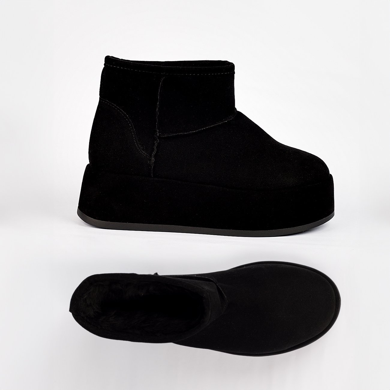 Bota Nora Winter Peluciada Preto 5
