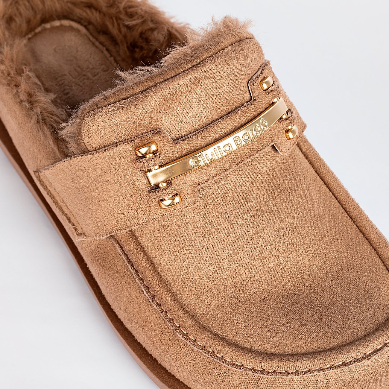 Mule Clog Brunelle Bege 4