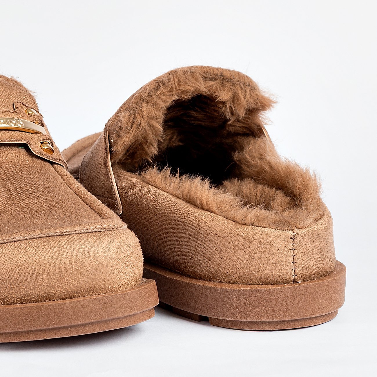 Mule Clog Brunelle Bege 6