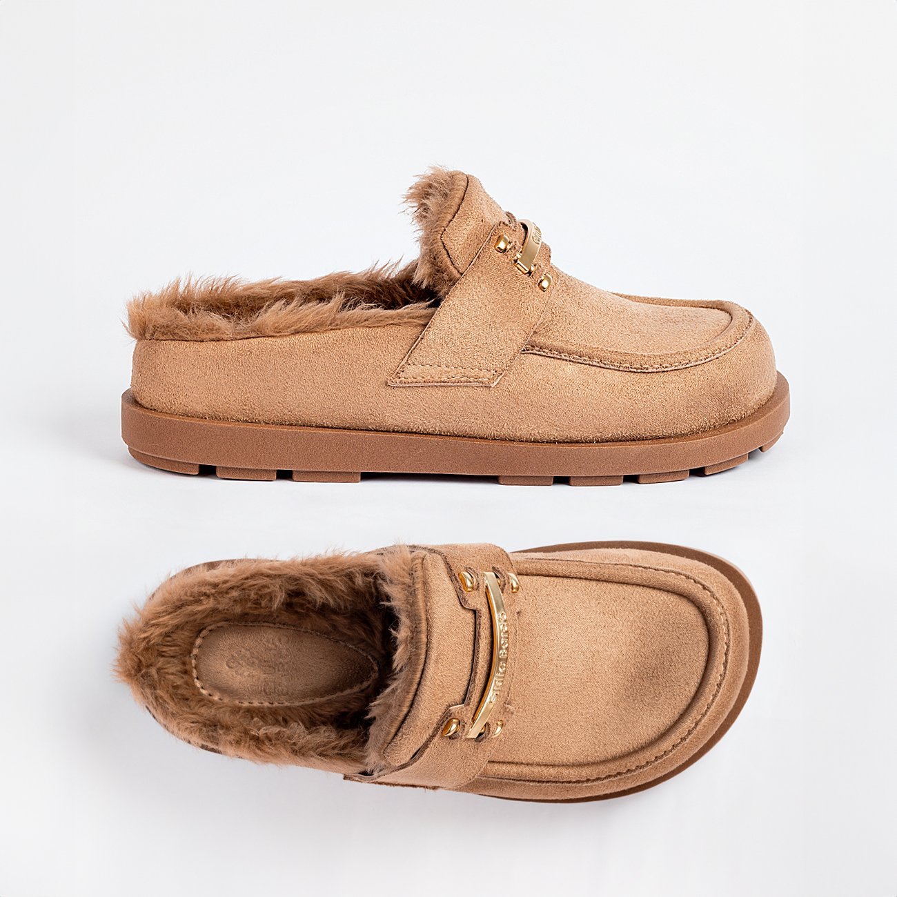 Mule Clog Brunelle Bege 7