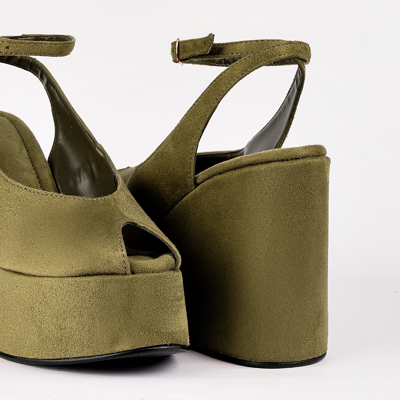 Peep toe Plataforma Aretta Verde 5
