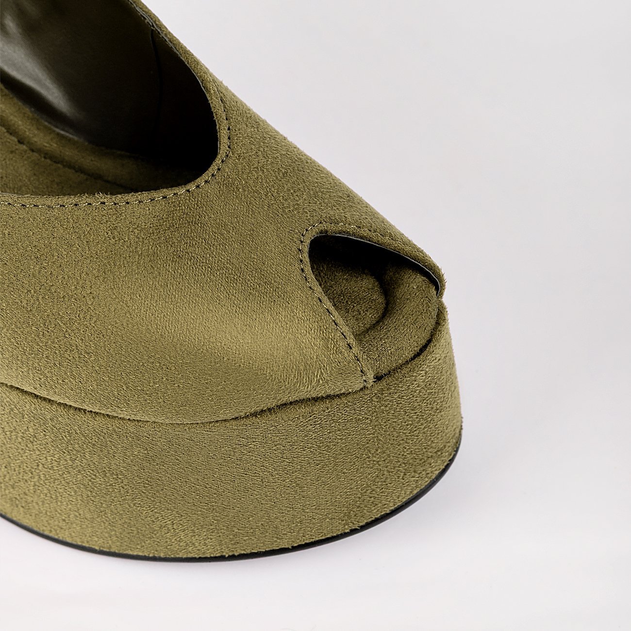 Peep toe Plataforma Aretta Verde 7