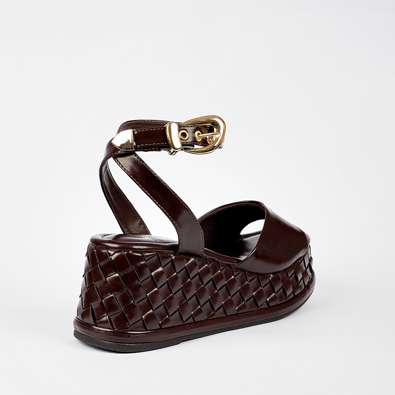 Sandália Plataforma Lune Mid Marrom 3