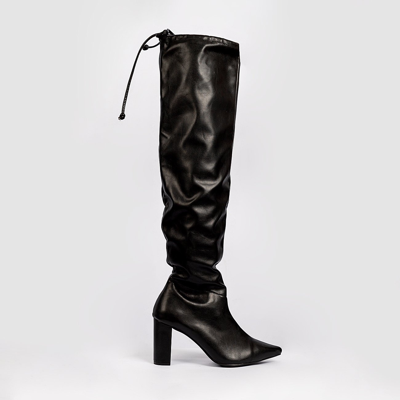 Bota Soraia Salto Fachete Napa Stretch