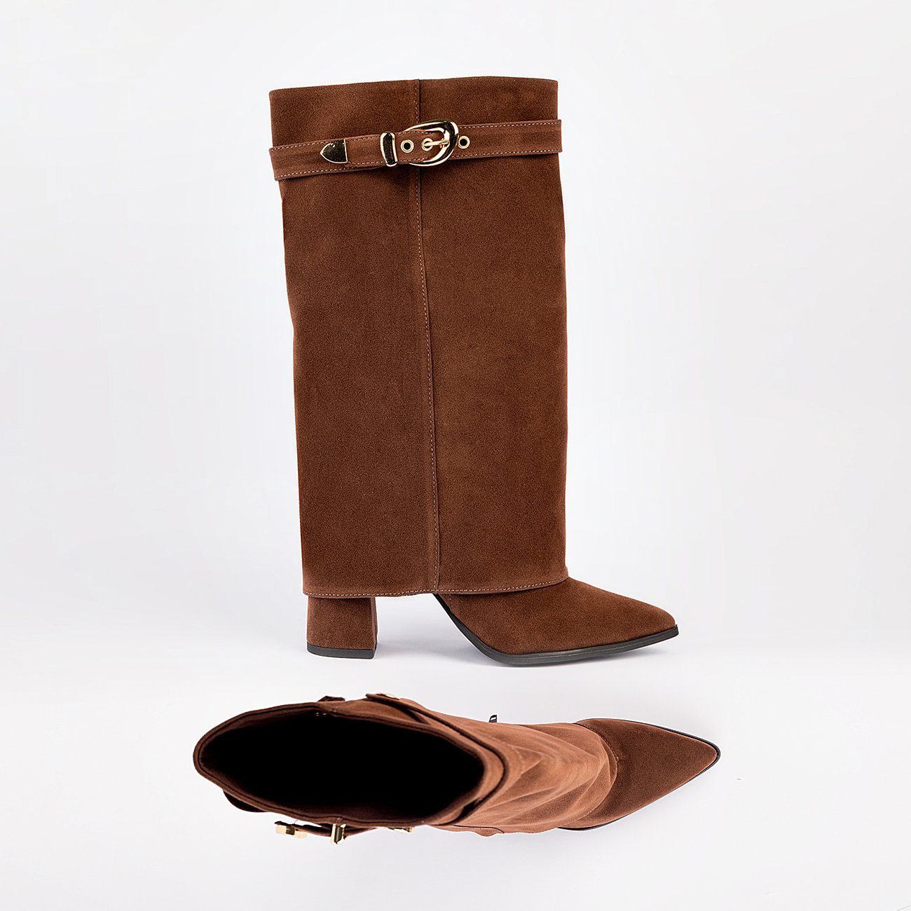 Bota Montaria Slouch Iven Marrom 7