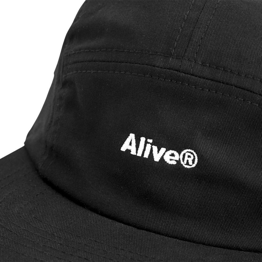 Boné Alive Five Panel Strapback Preto Preto 6