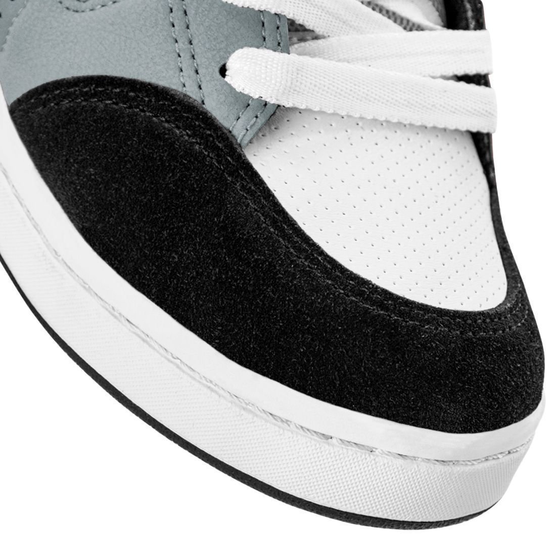 Tênis Qix Skate Retrô AM Preto Cinza Branco Preto 7