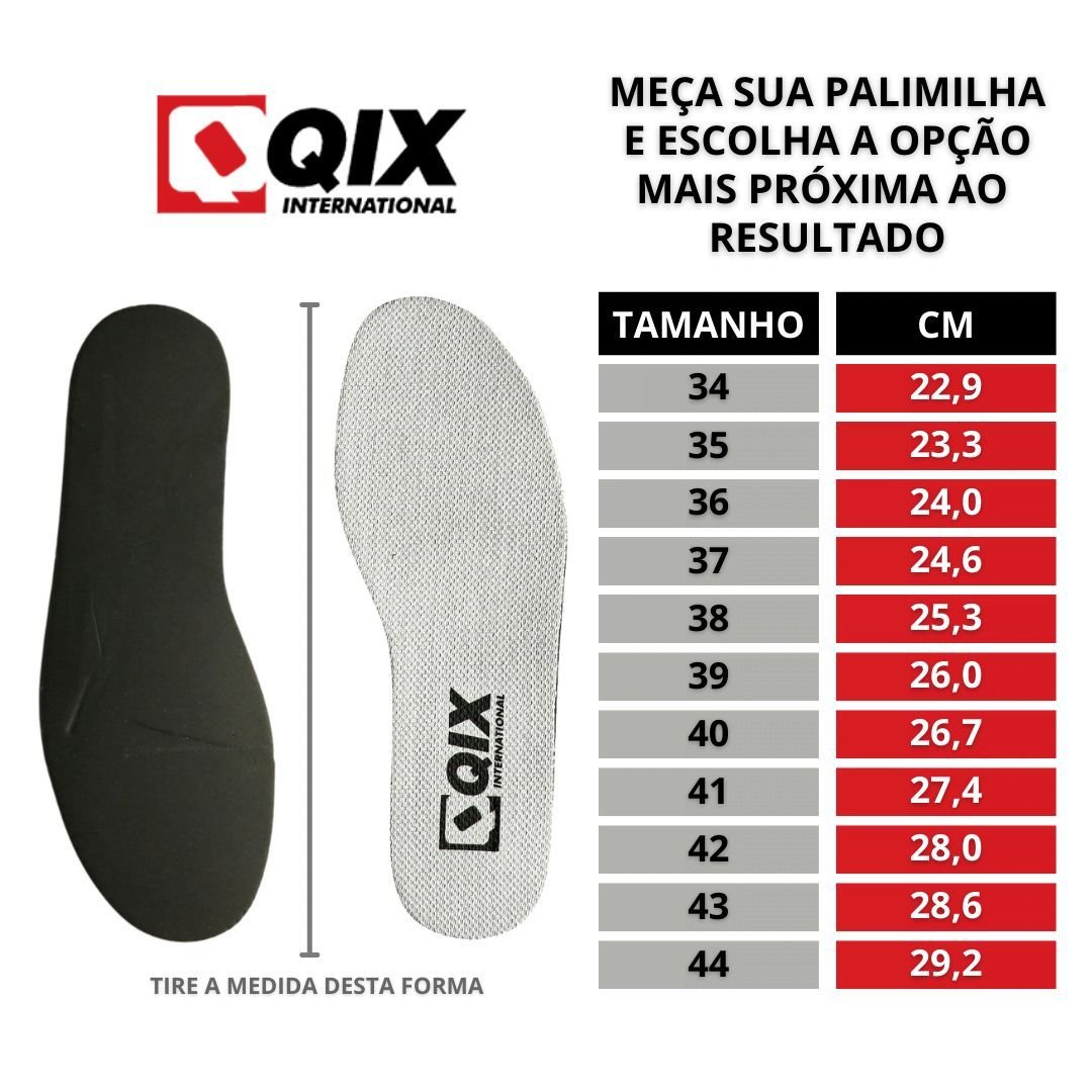 Tênis Qix City Unissex Preto 9