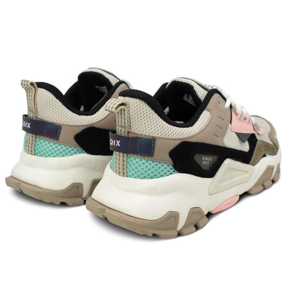 Tênis Qix Trek Bege Rose Marrom 4