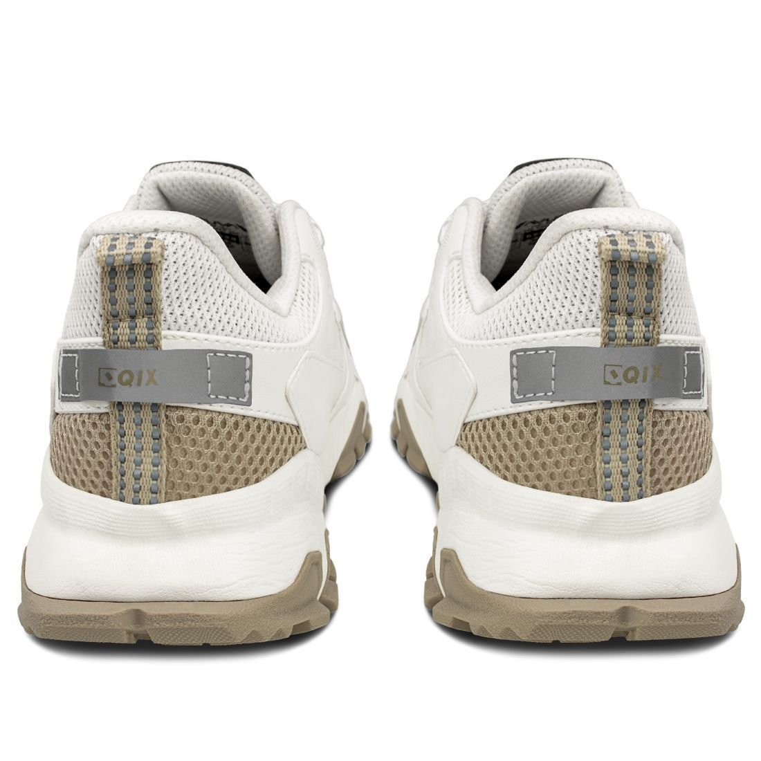 Tênis Qix Trek Unissex Sintético | Branco Rato Branco 5