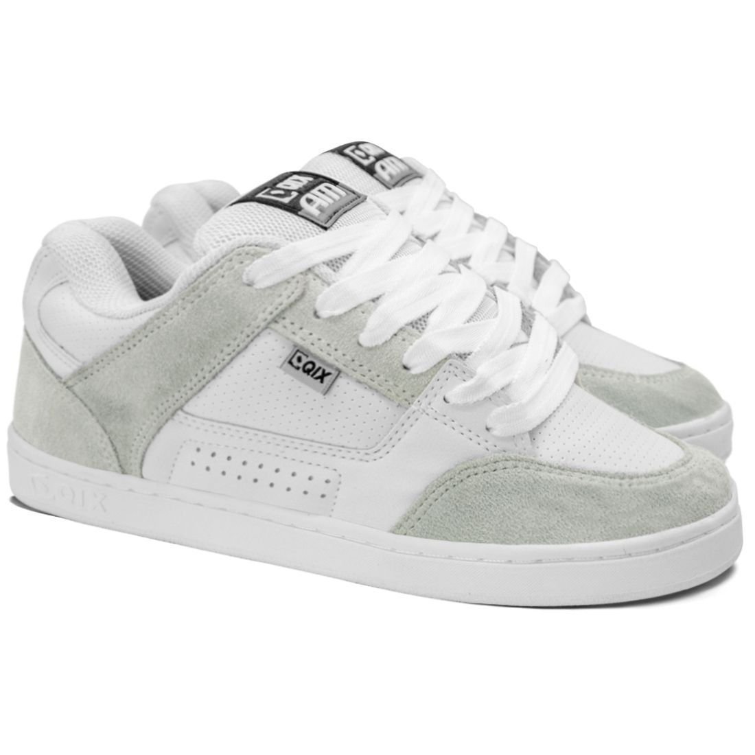 Tênis Qix Skate Retrô AM Branco Branco 5