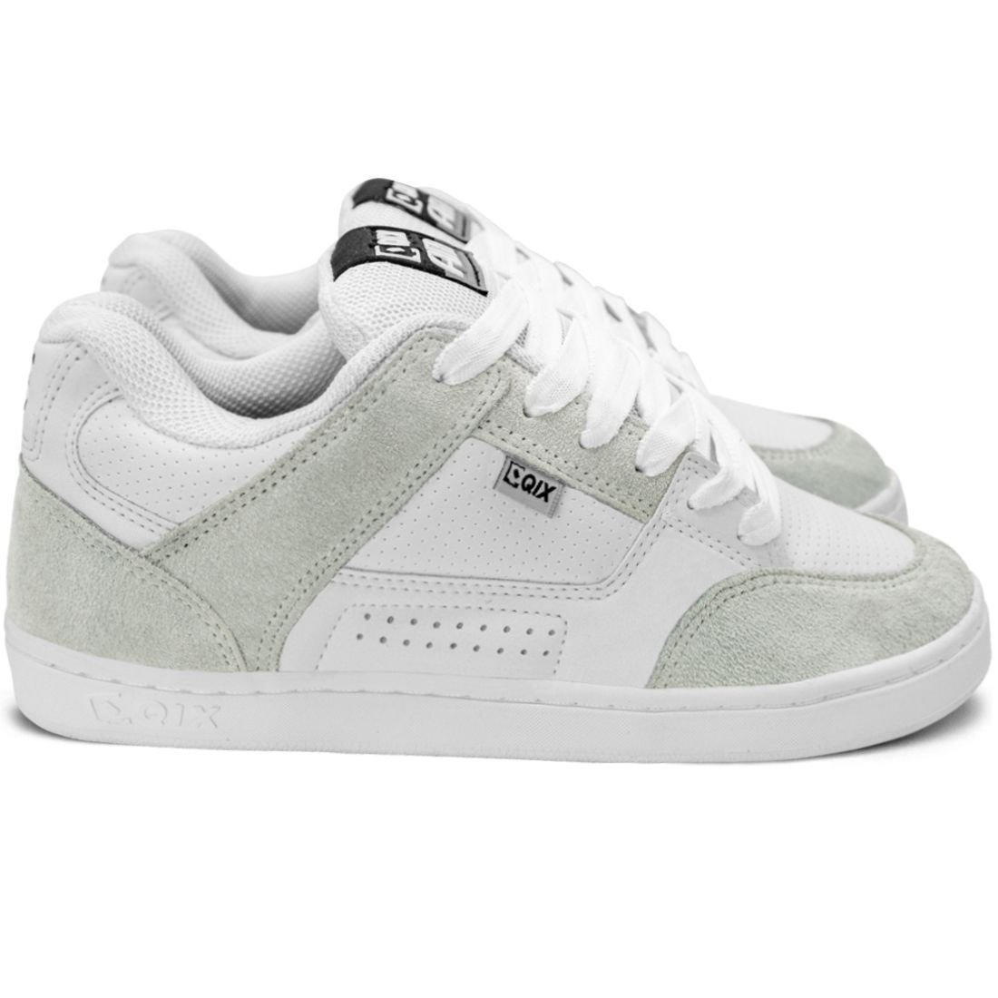 Tênis Qix Skate Retrô AM Branco Branco 7