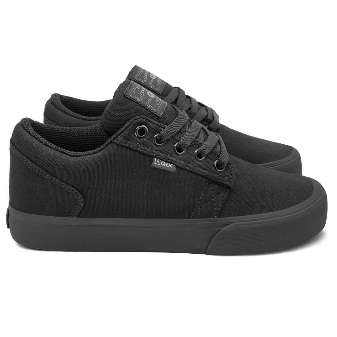 Tênis Qix Allan Mesquita MG Lona Preto Preto Unissex Preto 3