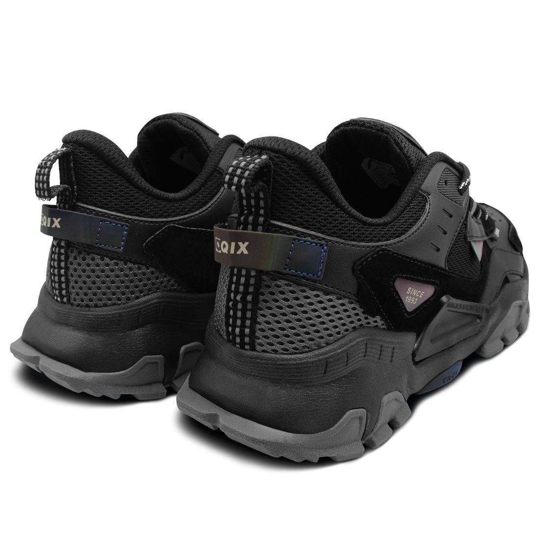 Tênis Qix Trek Preto Grafite Preto