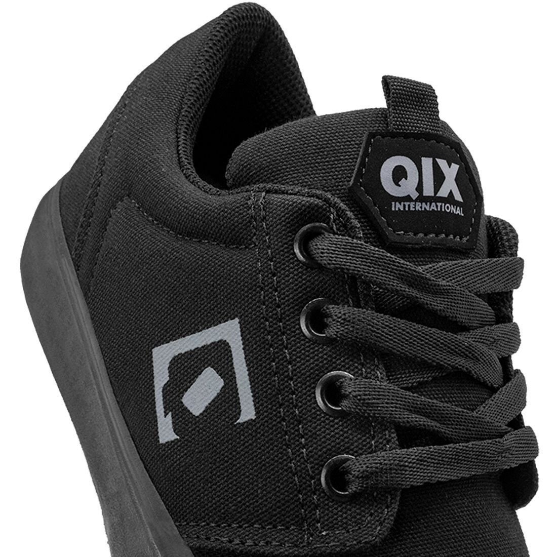 Tênis Qix Combat 3 Lona Vulcanizado Preto Preto Preto 7