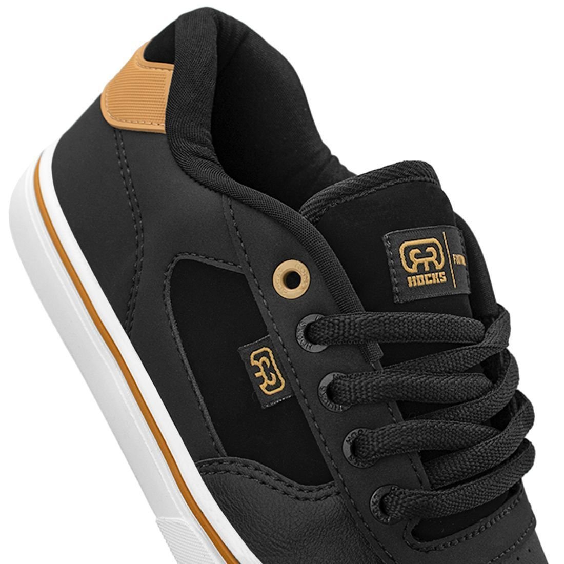 Tênis Hocks Flat Lite Unissex Preto 6