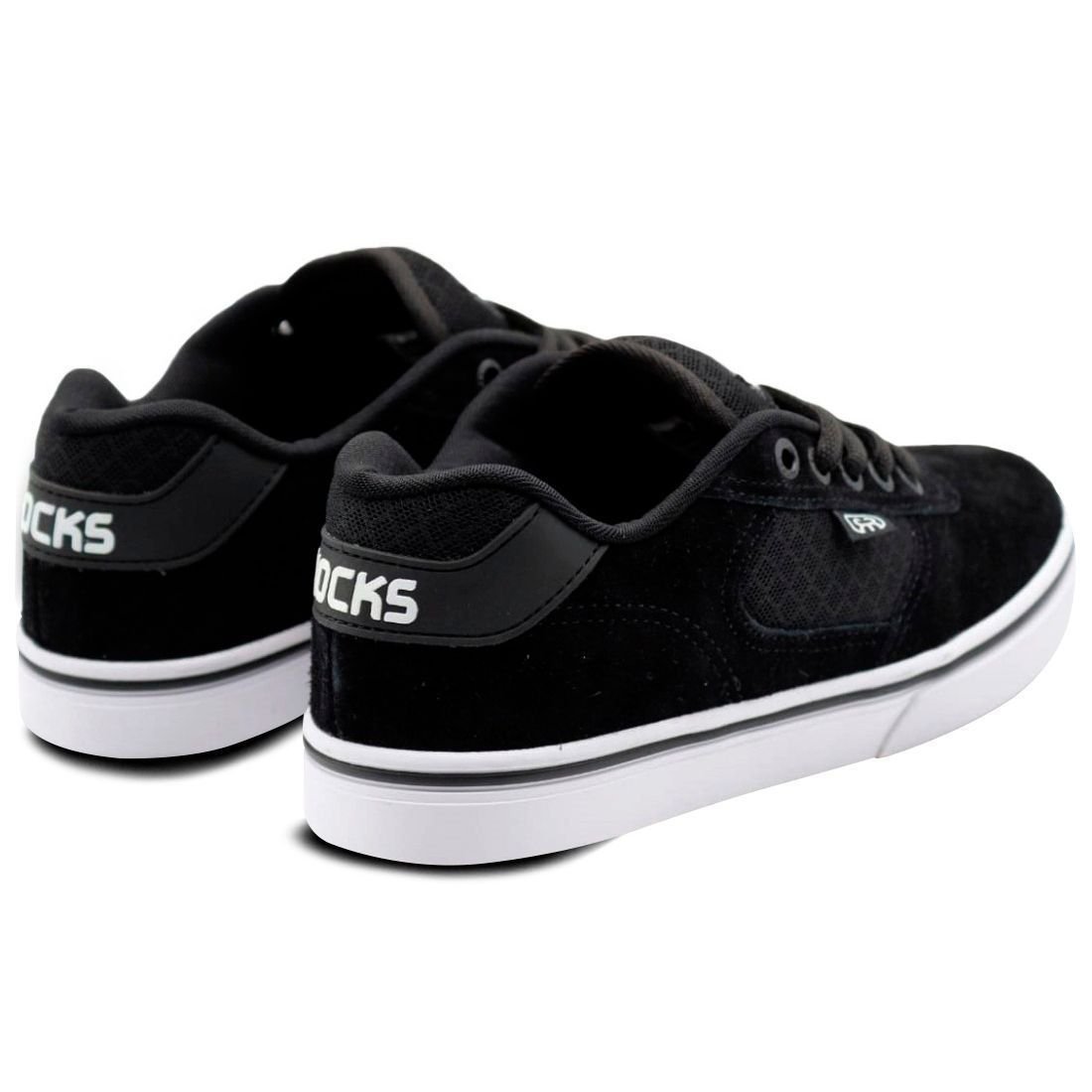 TENIS HOCKS FLAT LITE BLACK/WHITE Preto 4