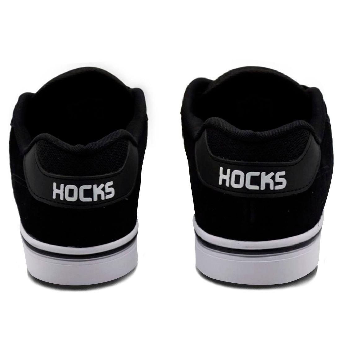 TENIS HOCKS FLAT LITE BLACK/WHITE Preto 5